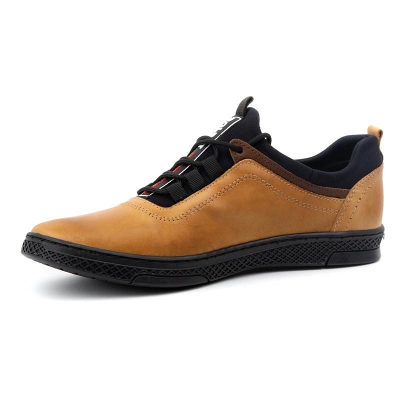 Polbut Zapato casual piel rojo K24 amarillo 1
