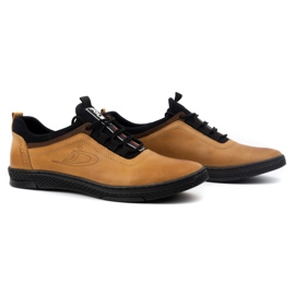 Polbut Zapato casual piel rojo K24 amarillo 2