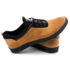 Polbut Zapato casual piel rojo K24 amarillo 4