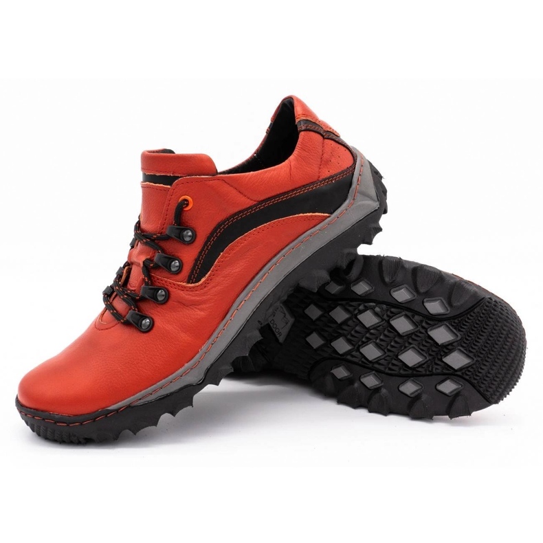 KENT Zapatillas trekking hombre 268K rojo 1