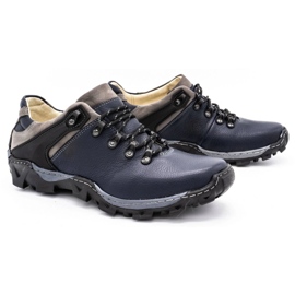 KENT Zapatillas trekking hombre 116 azul marino 2