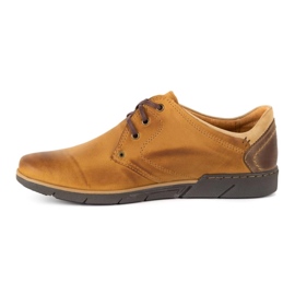 Polbut Zapato piel hombre 2103 camel marrón 1