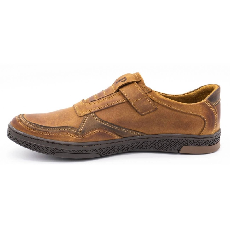Polbut Zapato casual hombre piel 2102 camel marrón 1