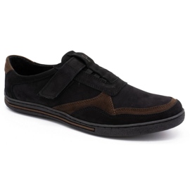 Polbut Zapato casual hombre piel 2102 negro 3