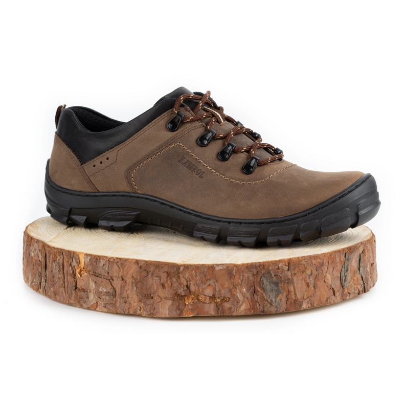 Kampol Zapatillas trekking hombre 36 oliva verde 1