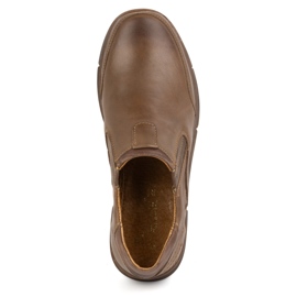 Polbut Zapatos sin cordones para hombre J51 marrón 5