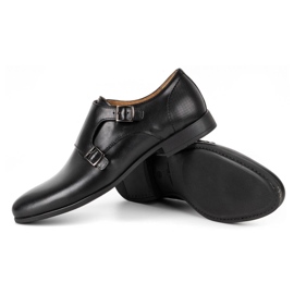 Kampol Zapatos formales monki para hombre 341/15 negro 3