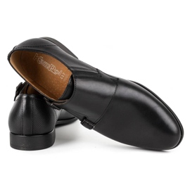 Kampol Zapatos formales monki para hombre 341/15 negro 4
