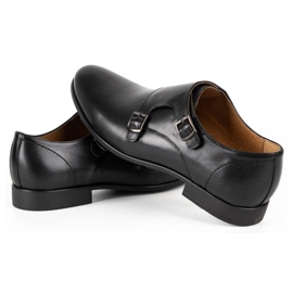Kampol Zapatos formales monki para hombre 341/15 negro 5