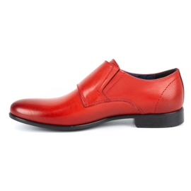 Kampol Zapatos formales monki para hombre 341/39 rojo 1