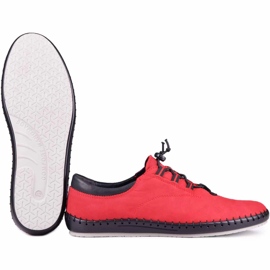 Kampol Zapatos casual hombre 337/39 rojo 5