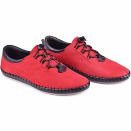 Kampol Zapatos casual hombre 337/39 rojo 6