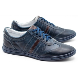 Joker Zapato piel hombre 521 azul marino 2