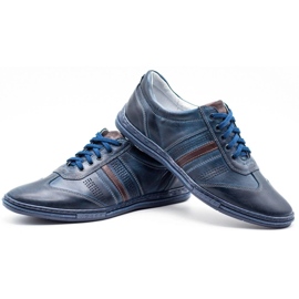 Joker Zapato piel hombre 521 azul marino 5