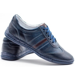 Joker Zapato piel hombre 521 azul marino 6