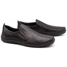 Mario Pala Mocasines Brogues para hombre 531 negro 2