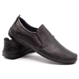 Mario Pala Mocasines Brogues para hombre 531 negro 4