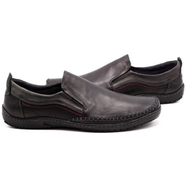 Mario Pala Mocasines Brogues para hombre 531 negro 5
