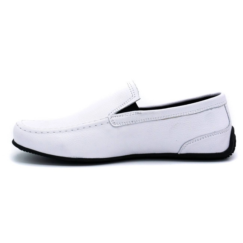 Polbut Mocasines hombre piel 2105 blanco 1