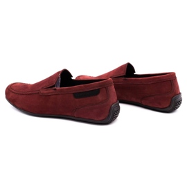 Polbut Mocasines hombre piel 2105 burdeos rojo 7