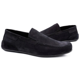 Polbut Mocasines hombre piel 2105 negro nubuck 5