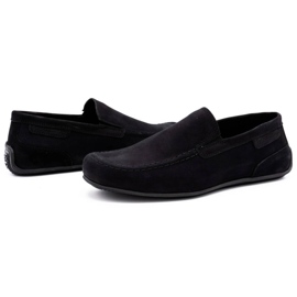 Polbut Mocasines hombre piel 2105 negro nubuck 6
