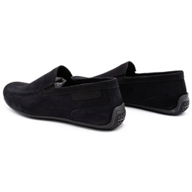 Polbut Mocasines hombre piel 2105 negro nubuck 7
