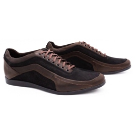 Polbut Zapatos casual de hombre 2101P marrón 2