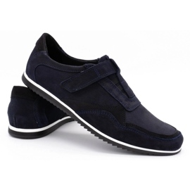 Polbut Zapato casual hombre piel 2102/2 azul marino 5