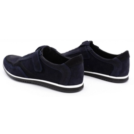 Polbut Zapato casual hombre piel 2102/2 azul marino 8