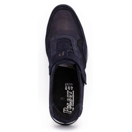 Polbut Zapato casual hombre piel 2102/2 azul marino 9
