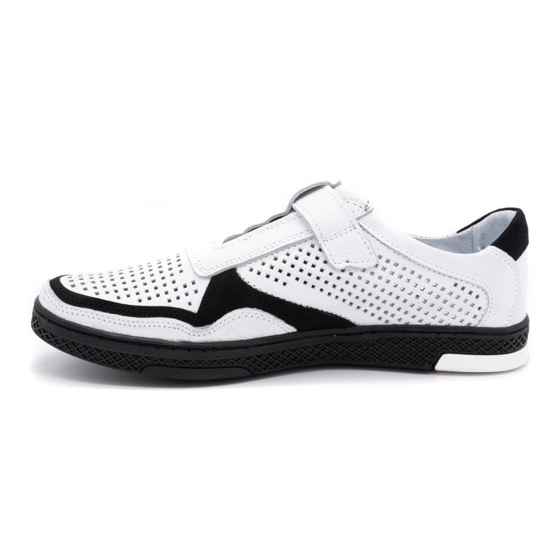 Polbut Zapato casual hombre piel 2102L blanco 1