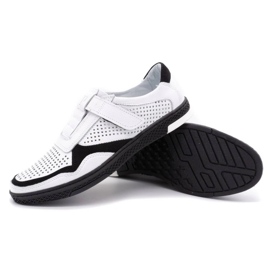 Polbut Zapato casual hombre piel 2102L blanco 3