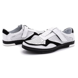 Polbut Zapato casual hombre piel 2102L blanco 6