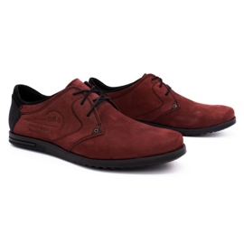 Polbut Zapatos piel hombre 2103 burdeos rojo 2