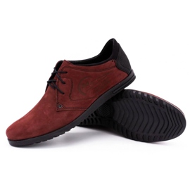 Polbut Zapatos piel hombre 2103 burdeos rojo 3
