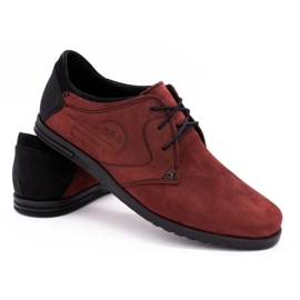 Polbut Zapatos piel hombre 2103 burdeos rojo 4