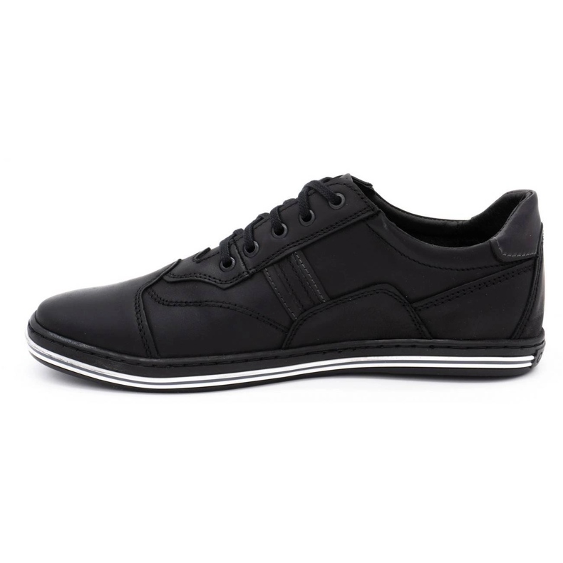 Polbut 1801L zapatos casuales negros para hombre 1