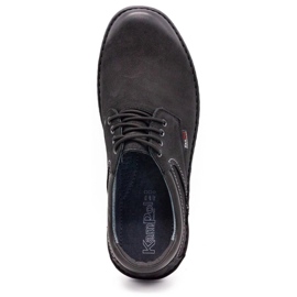 Kampol Zapatos casual hombre 11/3 negro nubuck 9
