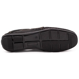 Mario Pala Zapatos de verano mocasín 901 de hombre negro 6