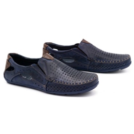 Olivier Mocasines hombre 901 verano cara azul marino 2
