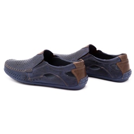 Olivier Mocasines hombre 901 verano cara azul marino 7