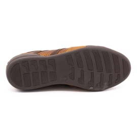 Polbut Zapatos casual hombre R3 Perforation Camel marrón 8
