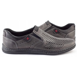 Polbut Zapatos Brogues 401 Summer Grey para hombre gris 6