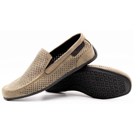 Polbut Mocasines hombre piel 2105P oliva verde 4