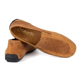 Polbut Mocasines hombre piel 2105P camel marrón 4