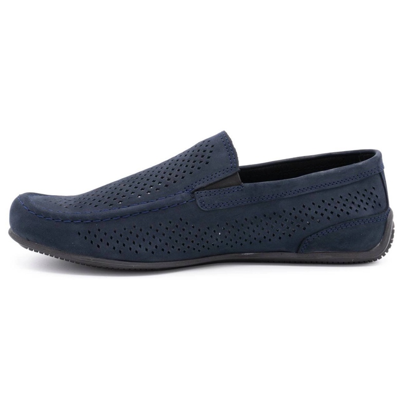 Polbut Mocasines hombre piel 2105P azul marino 1