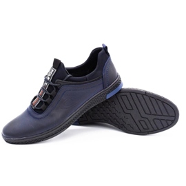 Polbut Zapato casual hombre piel K24 azul marino oscuro 4