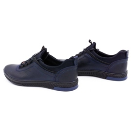 Polbut Zapato casual hombre piel K24 azul marino oscuro 8