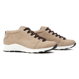 ButBal Zapatillas de senderismo mujer 674BB beige 3